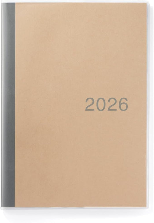 MUJI 84854477 2026 B5 Monthly Planner, Starts on December 2025