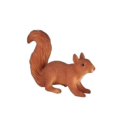 Mojo Fun 387032 Squirrel Running - Realistic Forest / Countryside Wildlife Toy Replica
