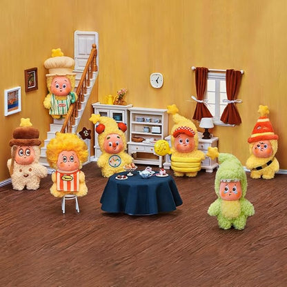 POP MART Twinkle Twinkle Be a Little Star Series Plush Pendant, 6 Pieces in Assorted Boxes, Popmart, Blind Box, Figure, Plastic Model, Premium Toy, PVC, Soft Vinyl, Original Character, Birthday Gift