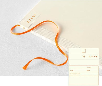 Midori 22407006 MD Notebook Diary, 2026, A4 Modified, Thin, Monthly (Begins December 2025)