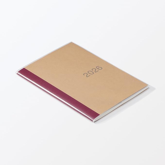 MUJI 84854453 2026 B6 Monthly Planner, Starts on December 2025