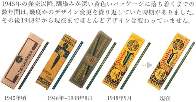 Tombow 70th Anniversary Limited 8900 Number Pencil Set of 6 (HB) 8900HBG70