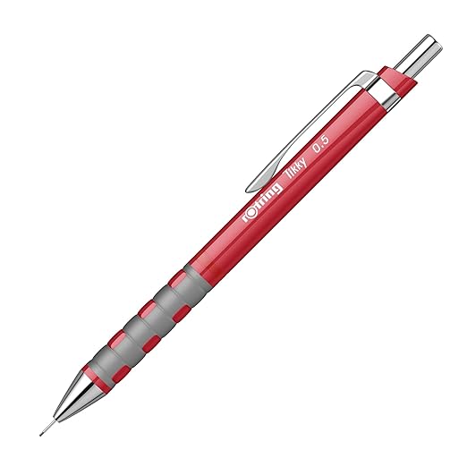 Rotring Roting Tikky Red Barrel 0.5Mm Mechanical Pencil. – Unbox Japan