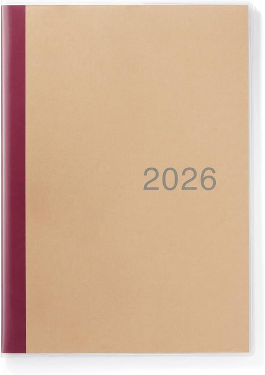 MUJI 84854439 2026 B5 Monthly Planner, Starts on December 2026