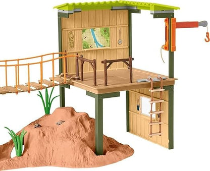 Schleich - 42507 Ranger Adventure Station, Multi Color