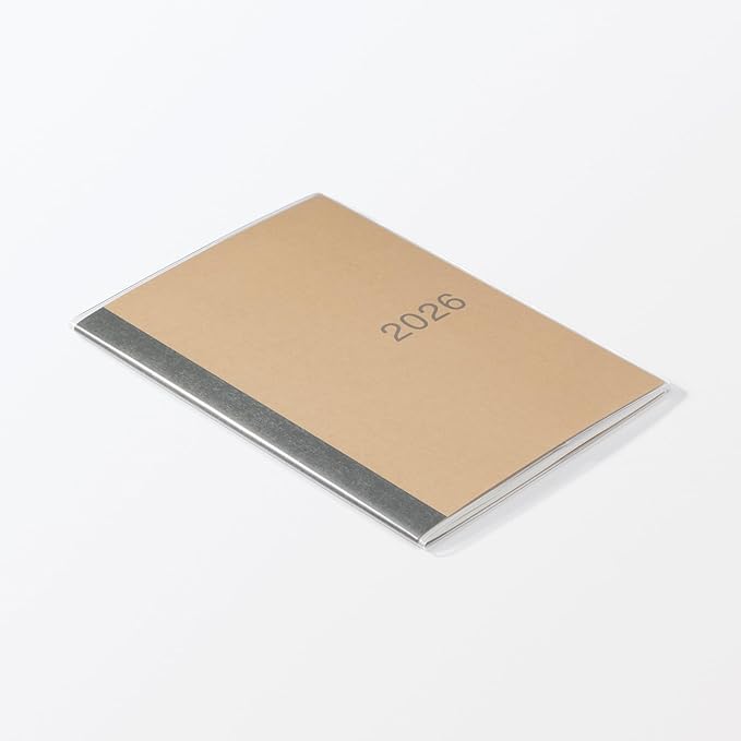 MUJI 84854484 2026 A5 Monthly Planner, Starts on December 2025