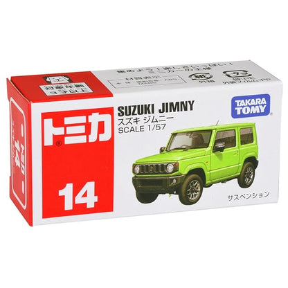 Tomica No.014 Suzuki Jimny Diecast Scale Model Car Collectible, Green