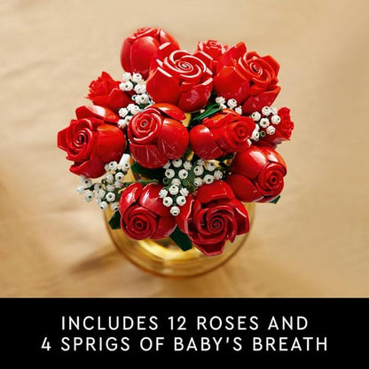 LEGO Icons Bouquet of Roses Building Set 10328 (822 Pieces)