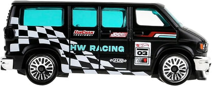Hot Wheels HXR31 Basic Car Dodge Van Vehicle Toy Mini Car 3 Years Old and Up Black