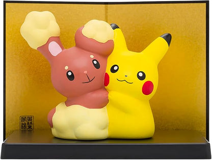 Pokemon Center Original Ceramic Ornament Pikachu and Mimirol