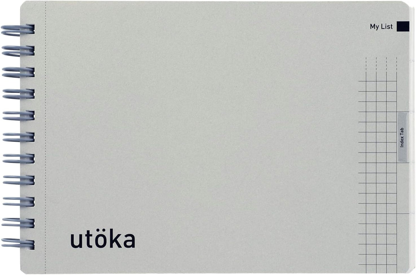 Maruman Notebook, Ring Notebook, Utoka, Pocket Size, 0.2 in (4 mm) Graph Ruled, Yellow N461-04