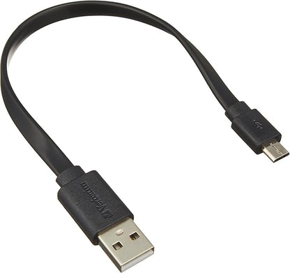 Verbatim 64754 Barbitum Micro USB Cable, 47.2 x 7.9 inches (120 + 20 cm), Black