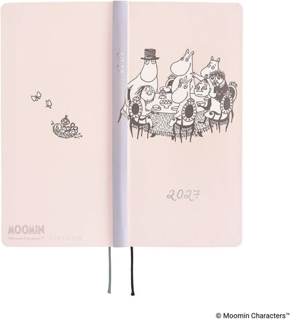 Hobonichi Techo 2027 Weeks English Edition Moomin/Around the Table January Start Weekly Planner Weekly Left Slim Vertical
