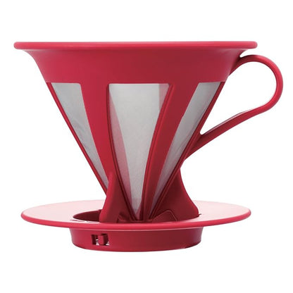Hario CFOD-02R Never Have to Buy Paper Filters Again, One Size, Red