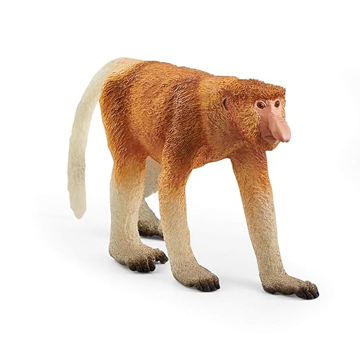 Schleich Wild Life, Animal Figurine, Animal Toys for Boys and Girls 3-8 Years Old, Proboscis Monkey