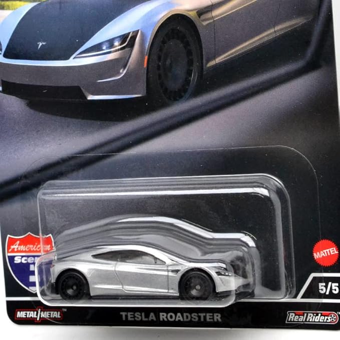 Hot Wheels 1:64 Scale Car Culture American Scene - Tesla Roadster