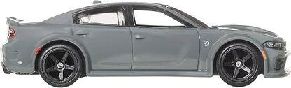 Hot Wheels JBL96 Fast and Furious 2020 Dodge Charger Hellcat Vehicle Toy Mini Car 3 Years Old Gray