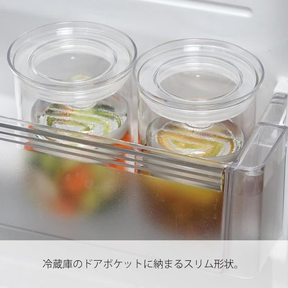 HARIO TGS-800-T Pickled Glass Slim Capacity 28.7 fl oz (800 ml), Transparent