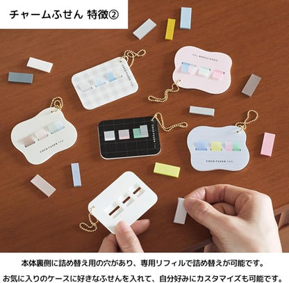 Kanmido CFT-A-102 Kokofsen Tasu Charm Notes Hana Beige