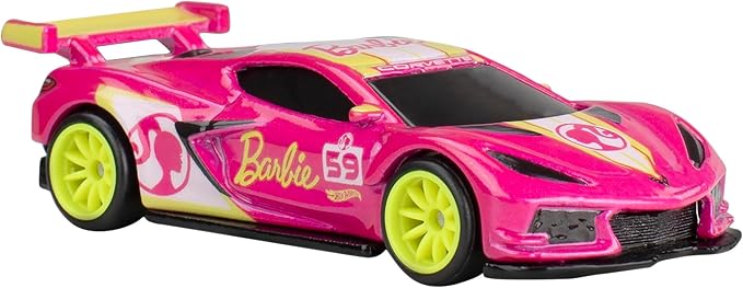 Hot Wheels HVJ51 Pop Culture - Barbie  Corvette C8.R Vehicle Toy Mini Car