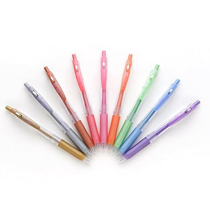Zebra Sarasa Clip 1.0, 9 Color Set (JJE15-9CA)