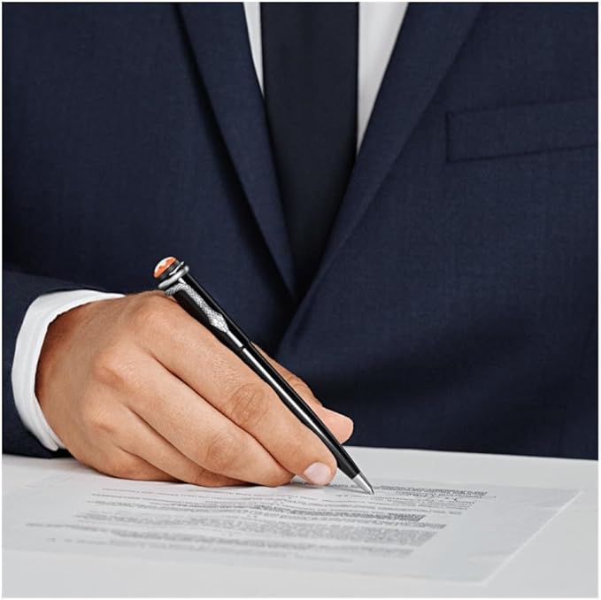 Montblanc penna a sfera Heritage Collection Rouge et Noir Edizione Speciale nera 114724