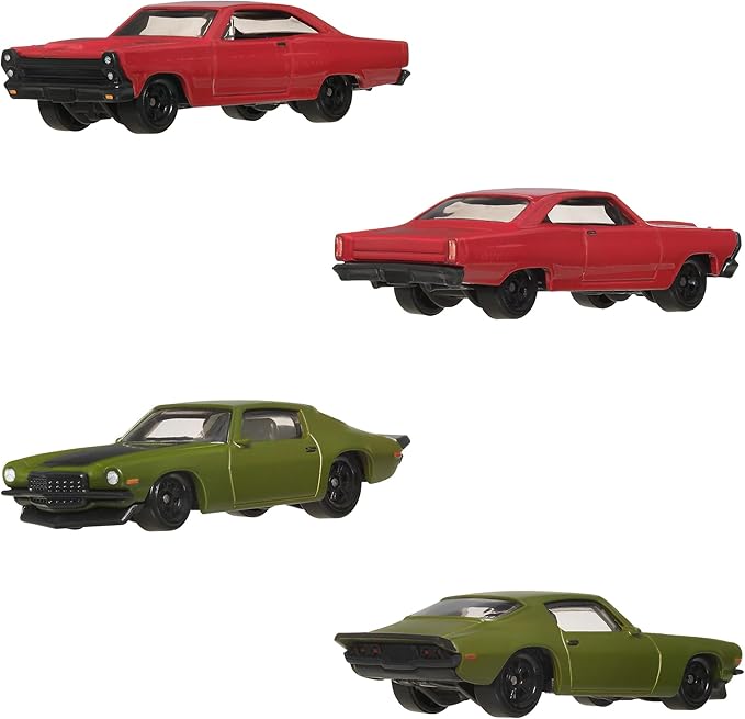 Hot Wheels Fast and Furious 10 Pack Assorted Ride On Toys Mini Cars 10 Pack Ages 3+ Multi JCT92-986A