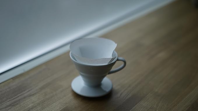 Hario V60 Misarashi Coffee Paper Filter (Size 03, 100 Count, White)