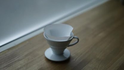 Hario V60 Misarashi Coffee Paper Filter (Size 03, 100 Count, White)