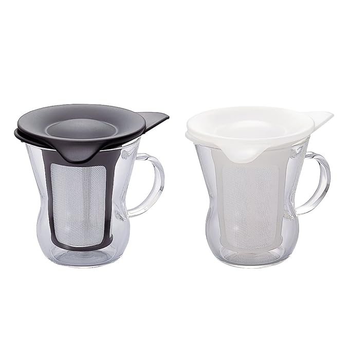 Hario 1-Cup Tea Maker, Natural Black