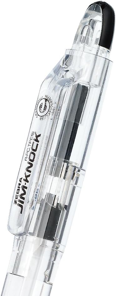 Zebra Oil-based Ballpoint Pen Jim Knock 0.7 Black 10 pcs B-KRB-100-BK