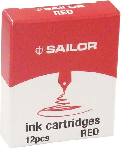 Sailor Cartridges - Blue/Black (Set of 12) 13-0402-144