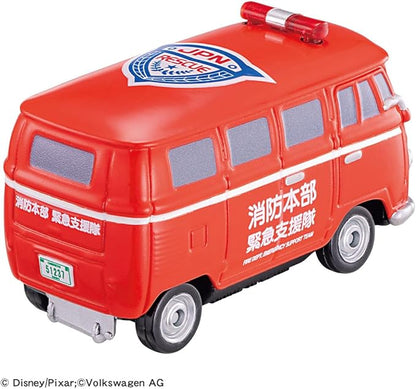 Takara Tomy Disney Cars Tomica C-19 Fillmore (Fire Command Truck Type)