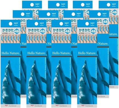 TOMBOW Pencil Hello Nature 2B Dolphin 12 Dozen KB-KHNDL2B-12P