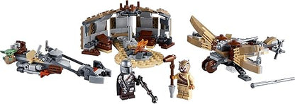 LEGO 75299 Star Wars: The Mandalorian Trouble on Tatooine Building Set with Baby Yoda The Child Figure, Season 2 Playset