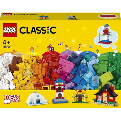 LEGO 11008 Classic Bricks and Houses Building Set, Preschool Toys for 4+ Year Old with 6 Easy-to-Build Models, Multicolor (270 Pieces)