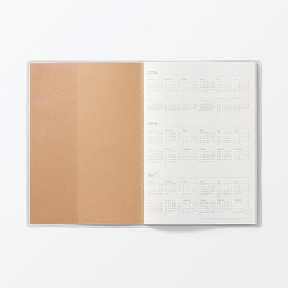 MUJI 8485446 2026 A5 Monthly Planner, Starts on December 2025