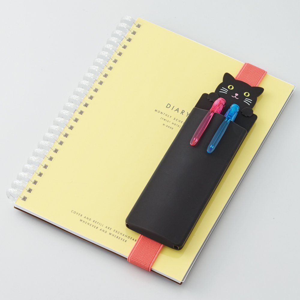 Lihit Lab Book Band with Pen case A7720-5 'Pig'