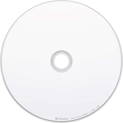 Verbatim DHR47JP10V1C 1-Time Recording DVD-R 4.7GB 100 Sheets (10Px10 Piece), White Printerable, 1-16x, Single Side, Single Layer