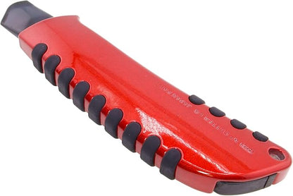 NT Cutter, Professional Cutter, Metal Body + Rubber Non-Slip, L-Shaped Black Blade, Auto-Lock, Made in Japan, Specially Finished, G Series PMGL-EV01R