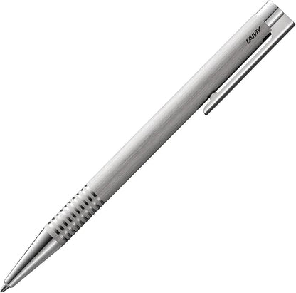 LAMY Ballpoint Pen, Oil-Based, Logo, Stainless Steel, Hairline, L206