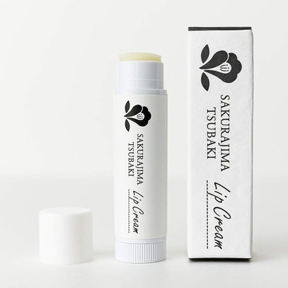 TSUBAKI Sakurajima Tsubaki Lip Balm, 0.2 oz (4 g)