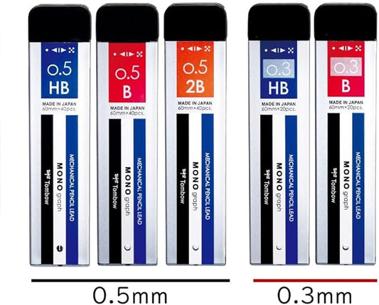 TOMBOW MGECG-322 Sharp Lead, 0.02 inch (0.5 mm), HB