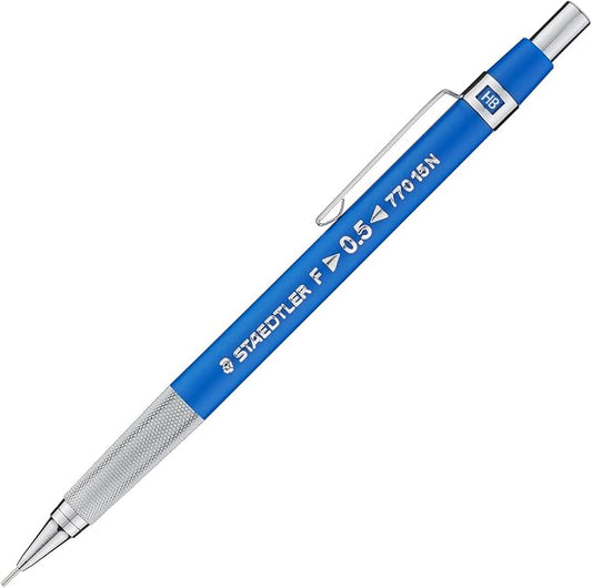 Staedtler Mechanical Pencil, 0.5mm, Drafting Pencil, Blue, 770 15 N