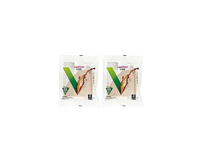 Hario V60 Misarashi Coffee Paper Filter (Size 02, 200-count, Natural)
