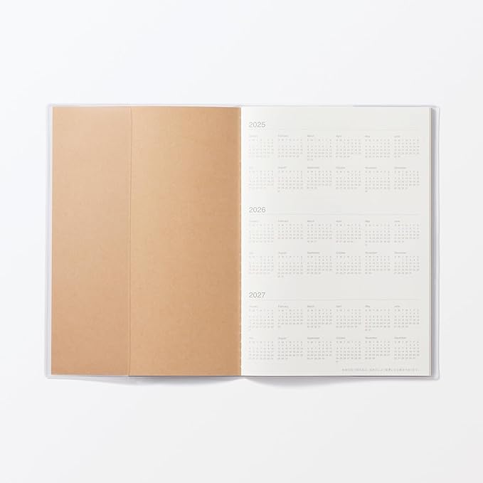 MUJI 84854439 2026 B5 Monthly Planner, Starts on December 2026