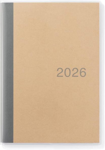MUJI 84854491 2026 B6 Monthly Planner, Starts on December 2025