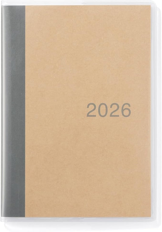 MUJI 84854507 2026 A6 Monthly Planner, Starts on December 2025