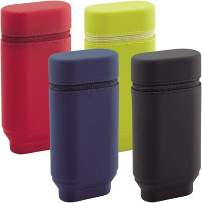 Lihit  Lab Stand Pen Case Oval Type L Black A7695-24