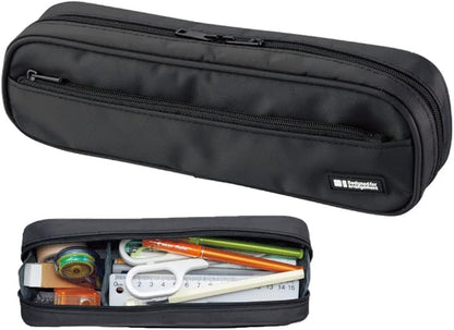 Lihit Lab A7552-24 Pen Case, 2-Way Type, Black